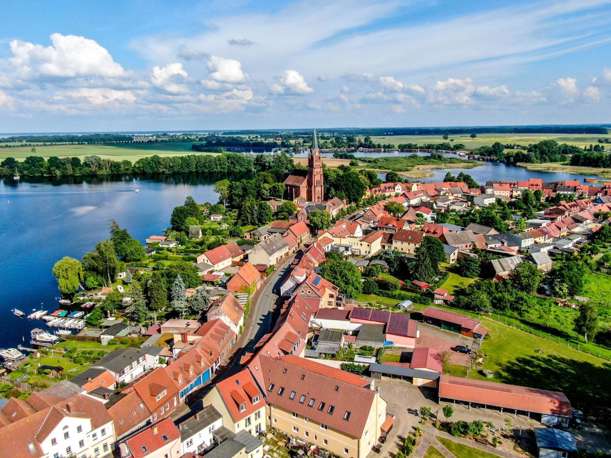 Lakeview Roebel - Penthouse Am Hafen Roebel Exterior foto